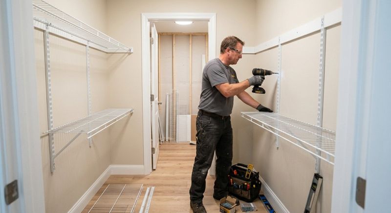 Overhead Shelving Installation in Raleigh, NC