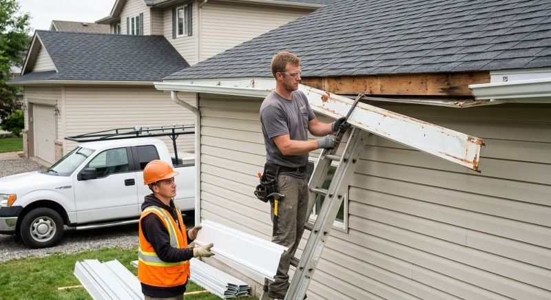 Garage Fascia Replacement in Alpharetta, GA