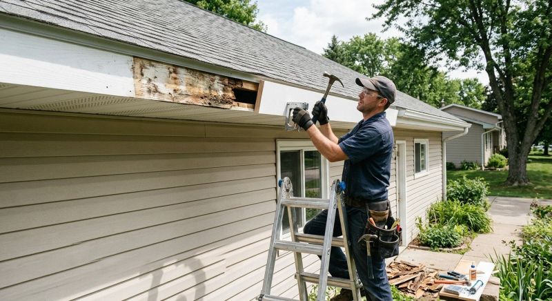 Metal Fascia Repair in Wilmington, NC
