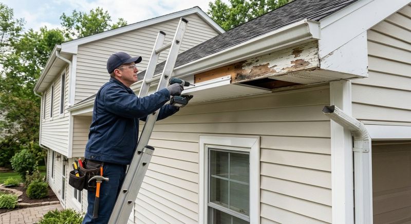 Metal Soffit Repair in Olathe, KS